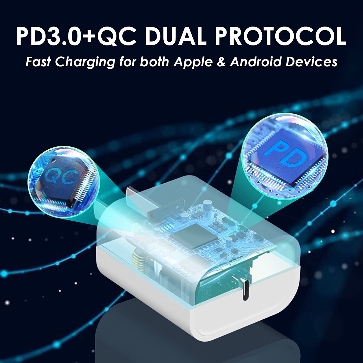 Ocupwei for Iphone Charger USB-C Power Adapter : 20W 2 Packs USB C Wall Charger, Fast Charging Type C Chargers Block Compatible with Iphone 14/13/12/11/Ipad/Ipad Pro  Shenzhen Sunshine Technological Co Ltd   