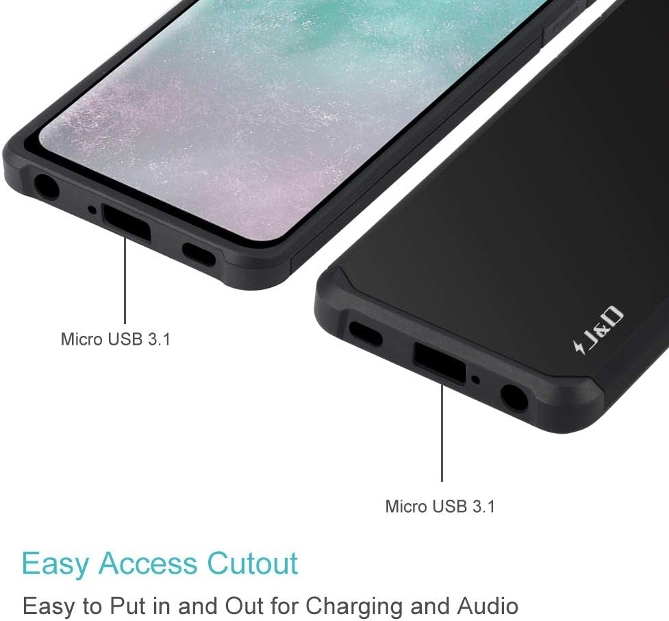 J&D Case Compatible for LG G8 Thinq/Lg G8 Case, Heavy Duty Dual Layer Hybrid Shock Proof Protective Rugged Bumper Case for LG G8 Thinq, LG G8 Case, Not Compatible with LG G8S Thinq, Purple  J&D Tech   