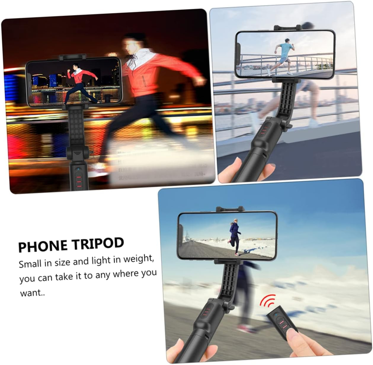 UKCOCO 1 PC Phone Stabilizer Tripods for Cameras Camera Gimbal Stabilizer Camera Stabilizer Selfie Stick Tripod Professional Video Stabilizers Cell Phone Holder Phone Gimbal Stabilizer  UKCOCO   