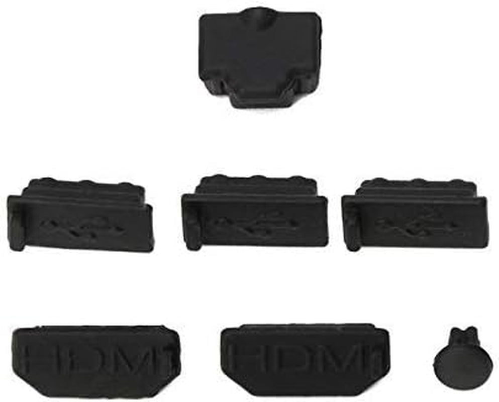 7PCS HDMI Dust Plug Silicone Dust Proof Cover Dust Stopper Dustproof Case Kits for Xbox One X Xbox One S Gaming Console  Gametown   