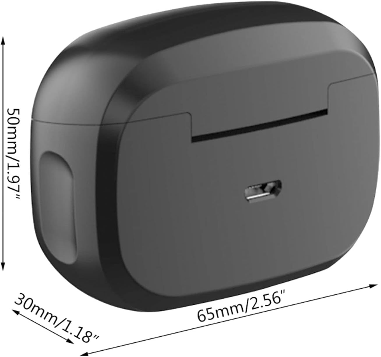 Wireless Charging Box Fits Firmly Easy to Remove 500Mah Headphone Wireless Charging Box Power Protection for Elite Active 65T Replacement for Elite 65T  Cryfokt   