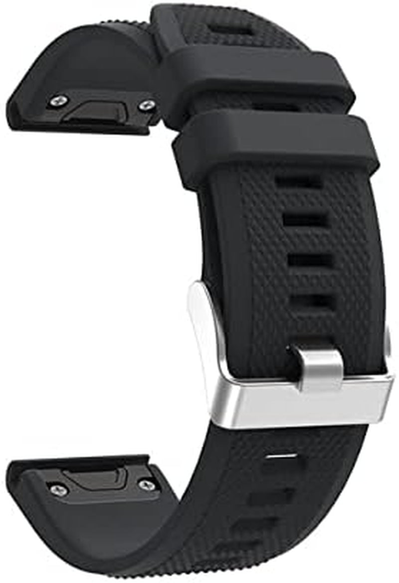 FEHAUK Silicone Band for Garmin Fenix 6 6X 6S Pro 7 7X 7S 5 5X 5S plus 945 Watch Strap Quick Release 20 22 26Mm Watchband Wris Bracelet  FEHAUK B 22mm Width 