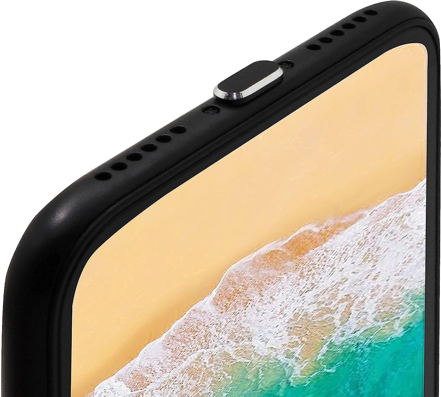 Portplugs Anti-Dust Plugs (2-Pack) Compatible with Iphone 14/13/12/11/X/XS/8/7, Plus/Max/Pro/Mini, Ipad - Aluminum, Includes 2 Holders & Cleaning Brush (Black)  PortPlugs   