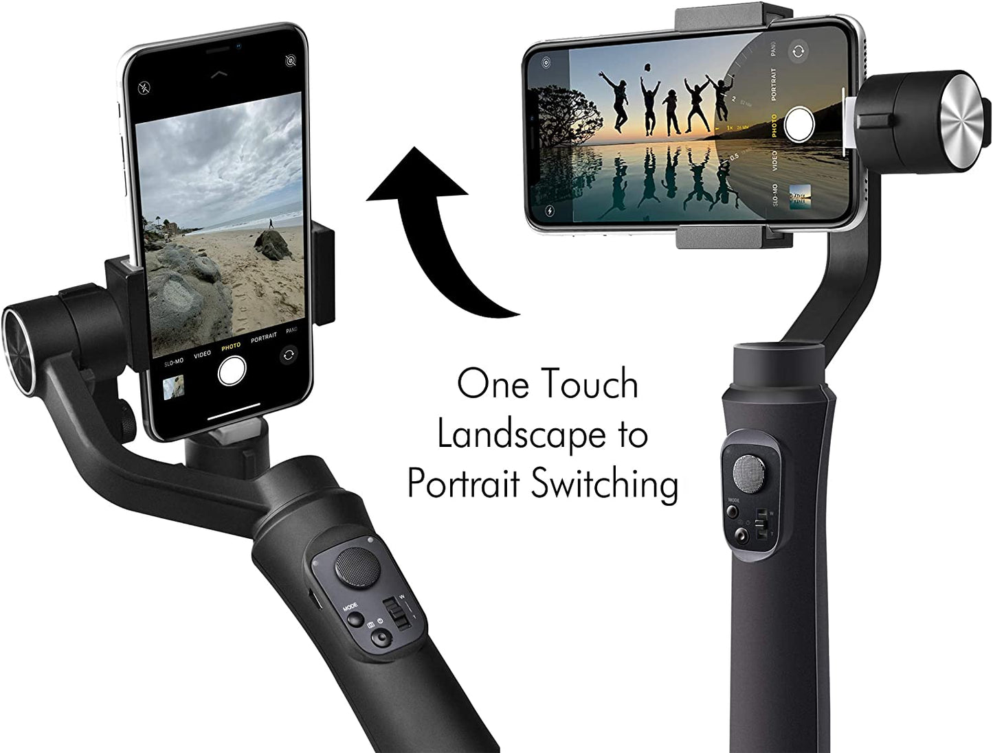 Vidpro SB-30 Motorized 3-Axis Smartphone Handheld Gimbal Stabilizer for Smooth Video Capture 360 Degrees Pan Tilt and Roll. App with Face Tracking, Panorama and Time Lapse Modes  Vidpro   