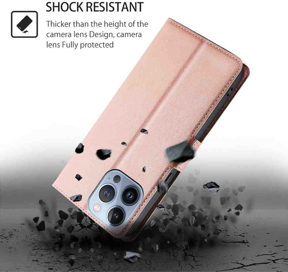 BANLEI2U Phone Cover Wallet Folio Case for LG V30, Premium PU Leather Slim Fit Cover for LG V30, Shock Resistance, Golden  BANLEI2U   