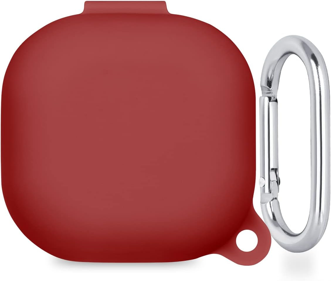 Flocute Silicone Case Compatible with Samsung Galaxy Buds Live (2020)/Galaxy Buds Pro (2021) Silicone Case with 3D Unicorn Cute Funny Cover with Keychain Gift for Women Girls Kids Teens (Unicorn)  Flocute Burgundy  