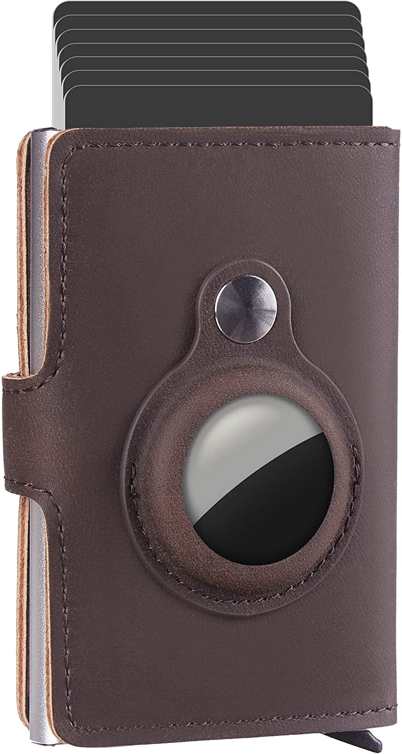 Guidemoh Airtag Wallet for Men,Slim RFID Mens Wallets with Money Clip Blocking Credit Card Holder for Men with Gift Box  Guidemoh   