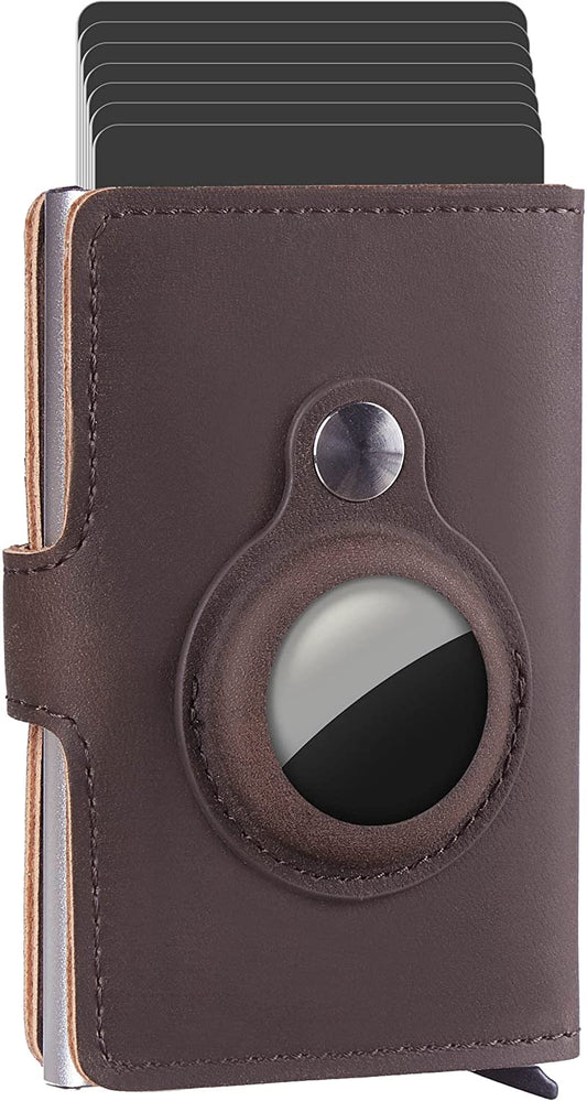 Guidemoh Airtag Wallet for Men,Slim RFID Mens Wallets with Money Clip Blocking Credit Card Holder for Men with Gift Box  Guidemoh   