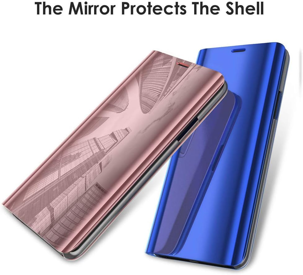 XYX Case for LG G8 Thinq,Lg G8,Ultra Slim Clear View Full Body Protection Cover with Mirror for LG G8 Thinq/Lg G8 (Sky Blue)  XYX   