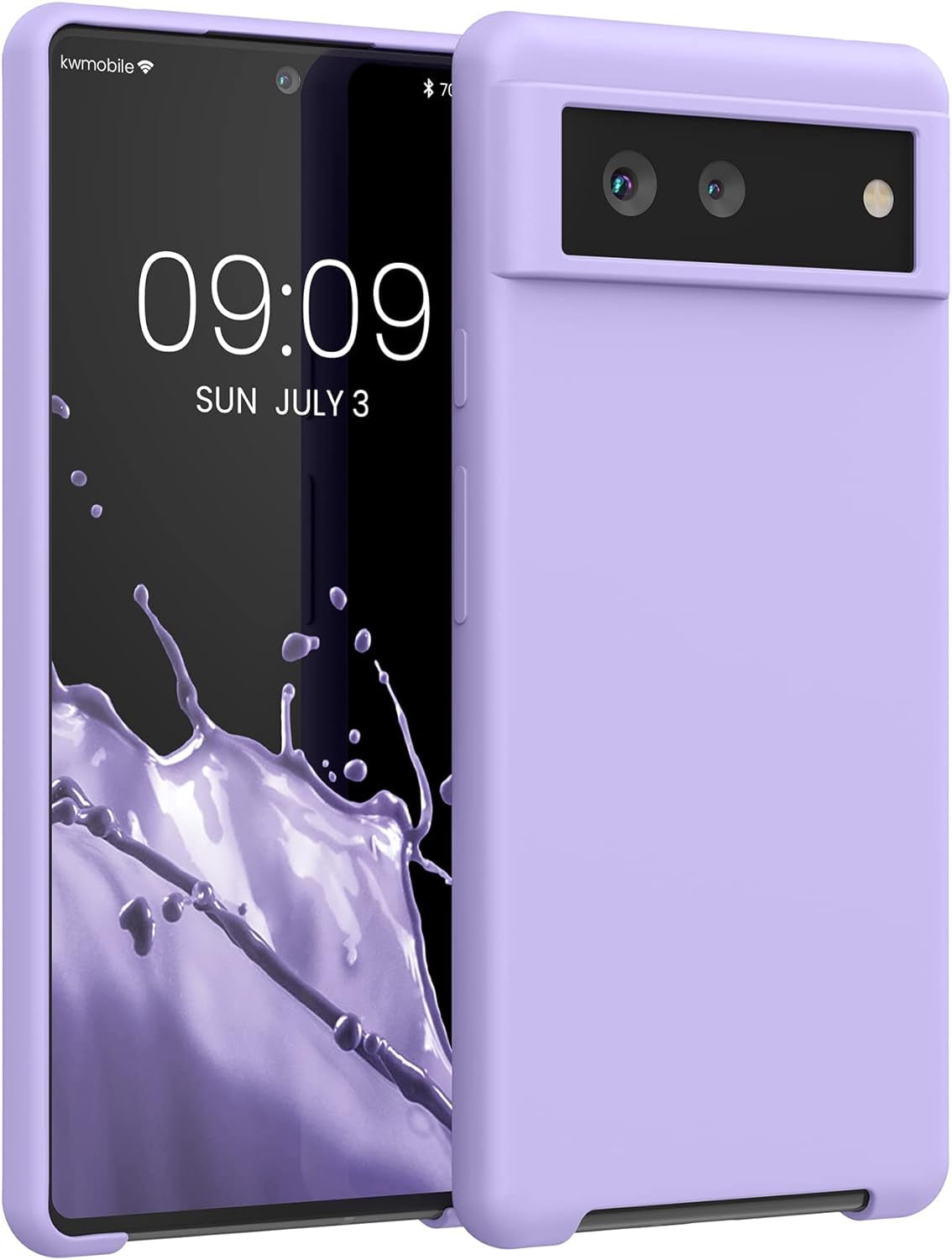 Kwmobile Case Compatible with Google Pixel 6 Case - TPU Silicone Phone Cover with Soft Finish - Dolce Vita  kwmobile Lavender  