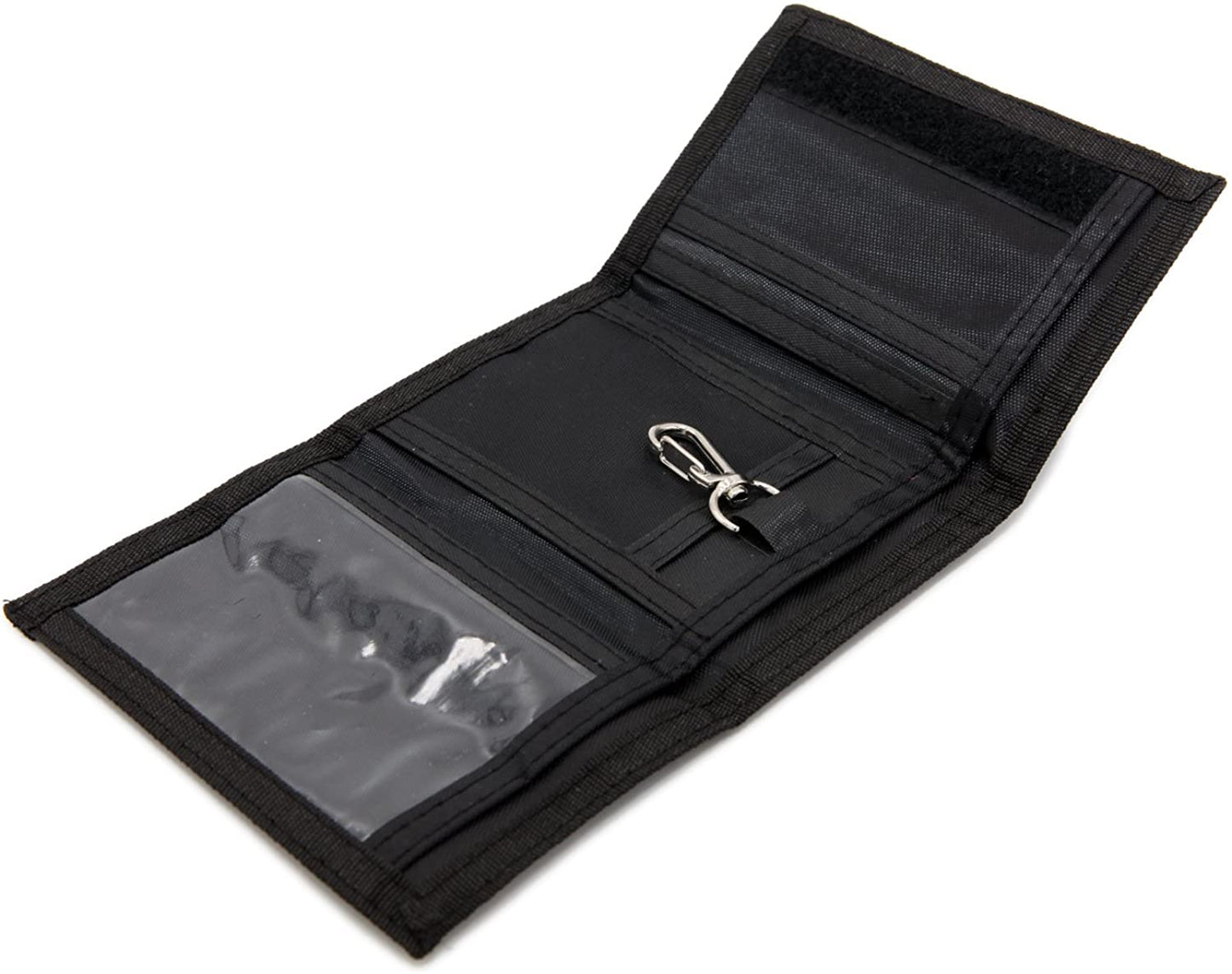 AI-DEE RFID Trifold Canvas Outdoor Sports Wallet for Kids - Front Pocket Wallet with Magic Sticker  AI-DEE   