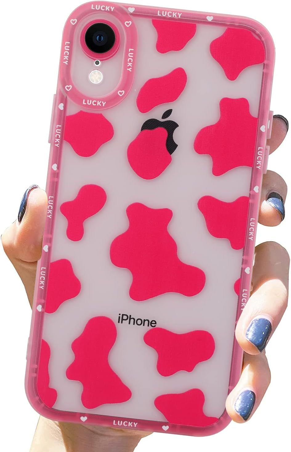 ZIYE Cow Print for Iphone 13 Pro Case,Iphone 13 Pro Cow Pattern Protective Phone Case with Full Body Soft Tpu+Camera Protection Anti-Scratch Cover for Iphone 13 Pro 6.1 Inch (Pink)  ZIYE Iphone Xr  