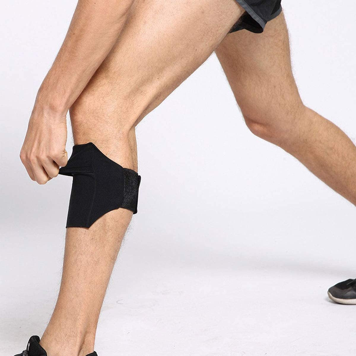 Ailzos Equestrian Riders on the Leg Cell Phone Holder for the Leg/Calf - Leg Band for Equestrian, Jogger, Hiker or Motorcycle, Exercise Arm Holder Armband for Running, Fits Phone Size under 6", Black  Ailzos   