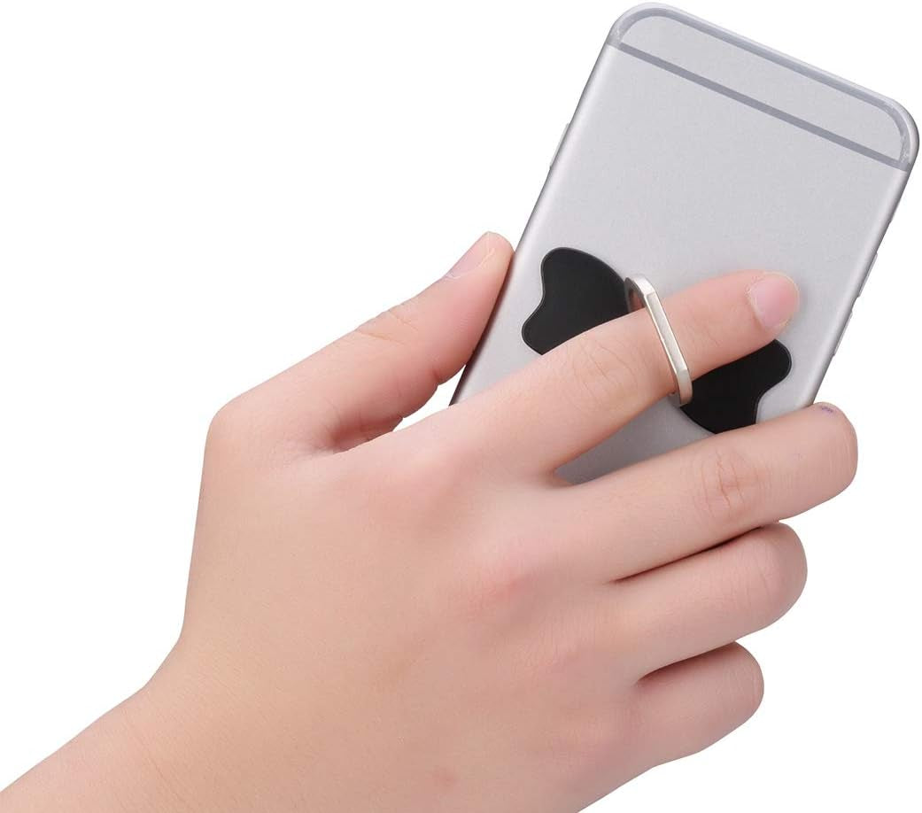 Lenoup 4 Pack Cell Phone Bow Ring Holder,Bowknot Phone Ring Kickstand,360 Rotation Cell Phone Finger Ring Grip for Almost All Phones,Pad  lenoup   