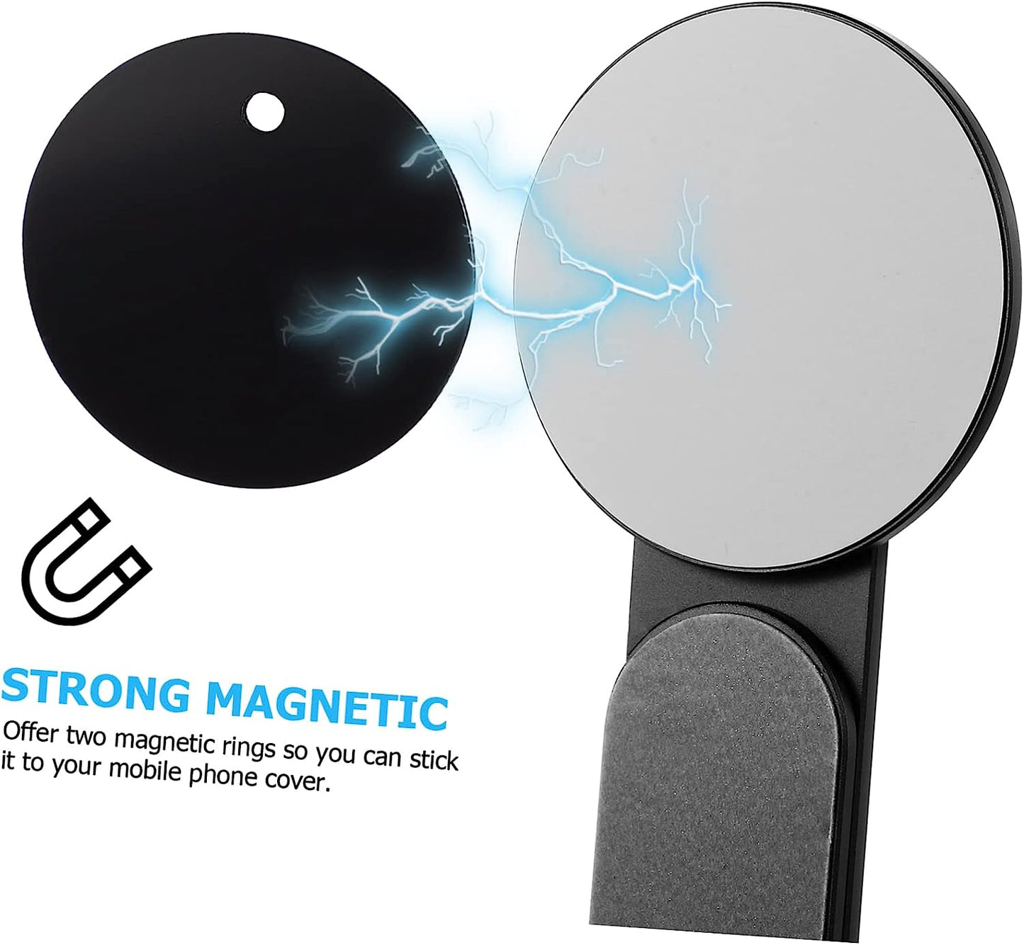 UKCOCO 4Pcs Bracket Laptop Car Mount Desk Laptop Stand Magnetic Car Mount Mobile Phone Stand Magnetic Laptop Holder Magnetic Phone Holder for Laptop Magnetic Laptop Bracket Phone Rack  UKCOCO   