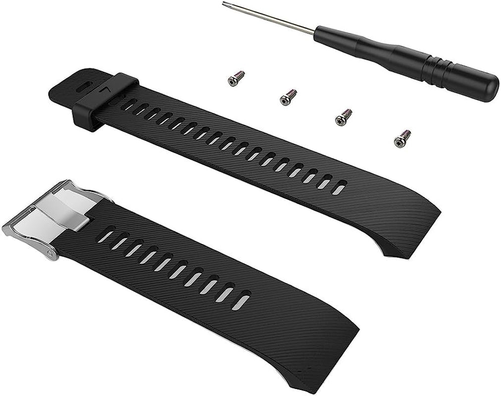 Replacement Band for Garmin Forerunner 35, Silicone Replacement Fitness Bands Bracelet Sport Strap Wristband Accessory with Screwdriver for Garmin Forerunner 35  bossblue   