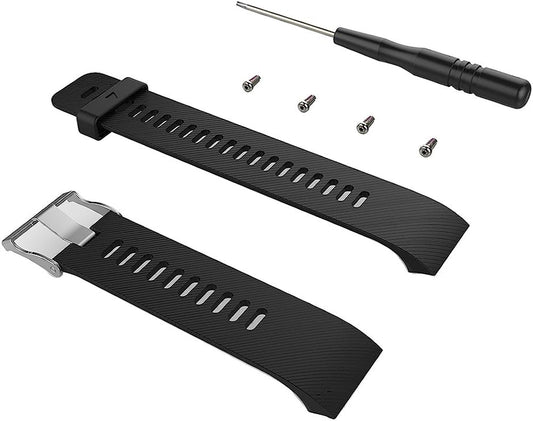 Replacement Band for Garmin Forerunner 35, Silicone Replacement Fitness Bands Bracelet Sport Strap Wristband Accessory with Screwdriver for Garmin Forerunner 35  bossblue   