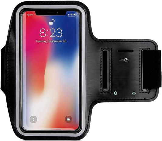 Casehq Water Resistant Cell Phone Armband Case Compatible Phone Iphone 11, 11 Pro, 11 Pro Max, X, Xs, Xs Max, Xr, 8, 7, 6, plus Galaxy S10, S9, S8, S7, plus Sizes and More. Adjustable Band & Key Slot  CaseHQ   