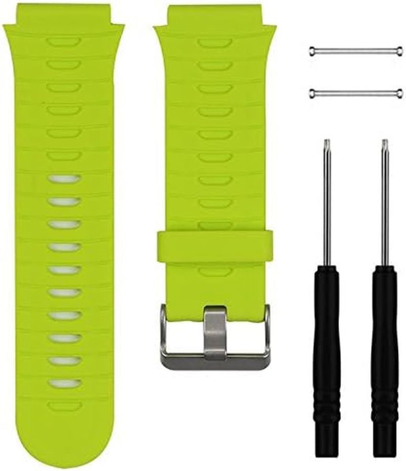 Band for Garmin Forerunner 920XT, Soft Silicone Replacement Watch Band Strap for Garmin Forerunner 920XT  QGHXO Lime  