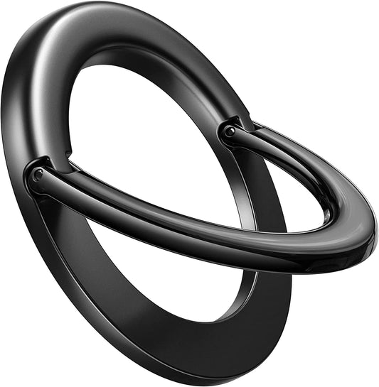 LISEN Magnetic Phone Ring Holder Cell Phone Grip for Back of Phone Gripper Loop Finger Holder Adjustable Kickstand Only for Magsafe Iphone 14 13 13 Pro 13 Mini 13 Pro Max 12 12 Pro 12 Mini - Grey  LISEN   