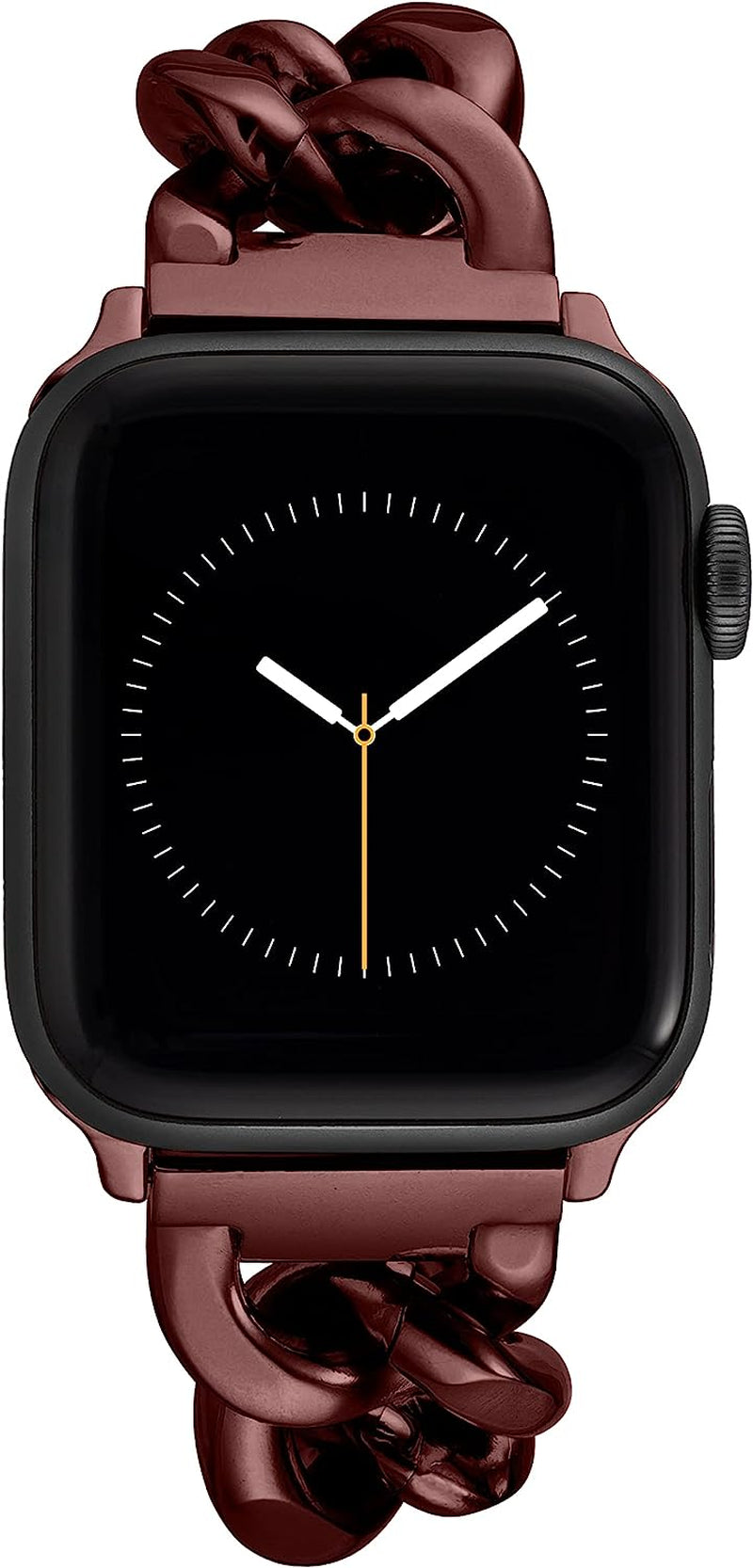 Anne Klein Fashion Chain Bracelet for Apple Watch, Secure, Adjustable, Apple Watch Replacement Band, Fits Most Wrists  Anne Klein Brown 38/40/41mm 