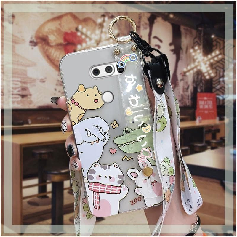 TPU Original Lulumi Phone Case for LG V30/LG V30 Plus/Lg V30+, Astronaut for Girls for Woman for Men Anti-Dust Back Cover Shockproof Luxury New Beautiful Anime Soft for Boy Black Case Silicone, 7  Lulumi 5 Lg V30/Lg V30 Plus/Lg V30+ 