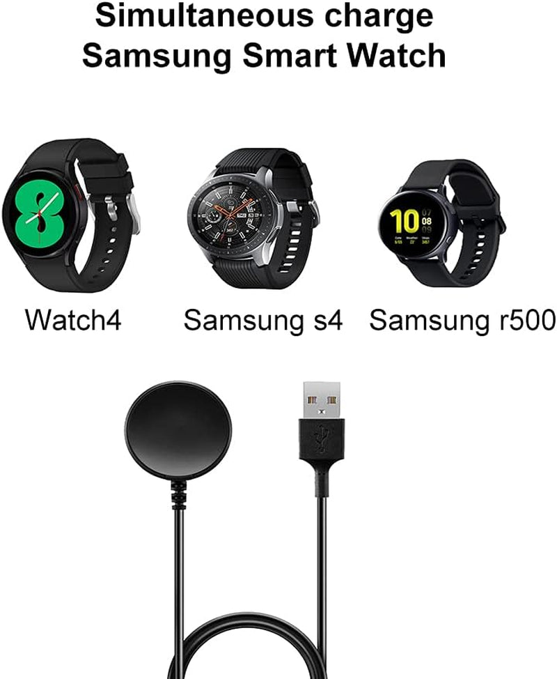 Mrisata Watch Charger Compatible with Samsung Galaxy Watch 4 Watch Charger, Magnetic Charging Cable for Samsung Galaxy Watchactive 2, Portable Watch Charger Cable  Mrisata   