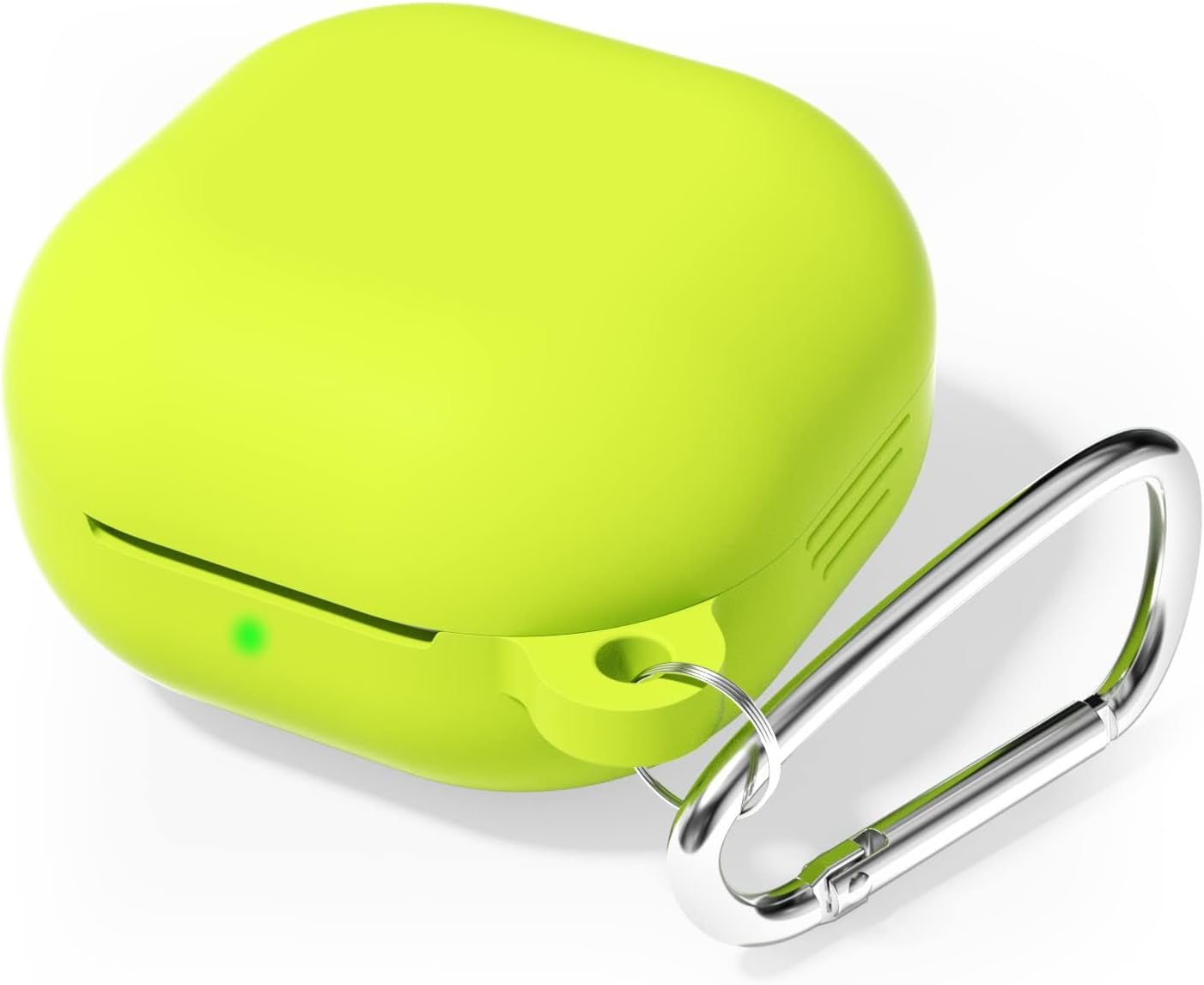 Oakxco Designed for Samsung Galaxy Buds 2 Pro Case (2022)/ Galaxy Buds Pro (2021)/ Buds 2/ Buds Live (2020) Cover Silicone Accessories, Protective Soft Rubber Case for Women Girl Cute, Burgundy  oakxco Neon Yellow  