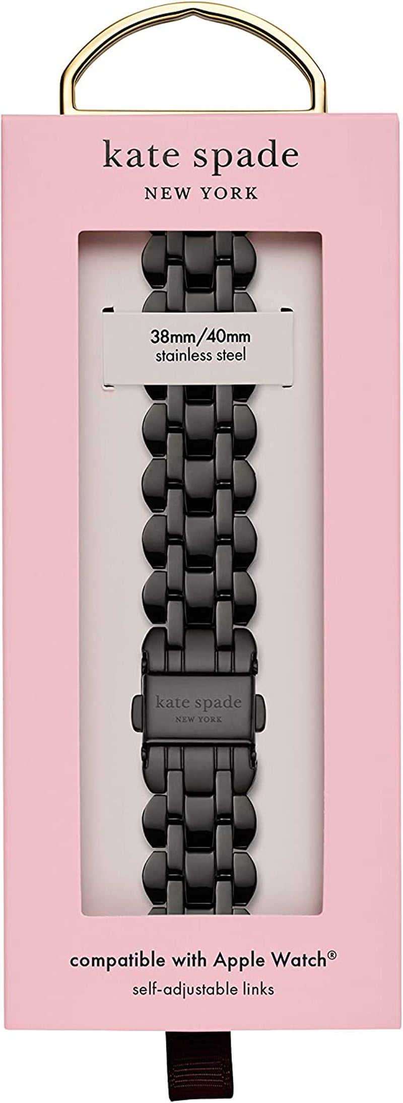 Kate Spade New York Interchangeable Stainless Steel Band Compatible with Your 38/40Mm Apple Watch- Straps for Apple Watch Series 8/7/6/5/4/3/2/1/SE  kate spade new york   