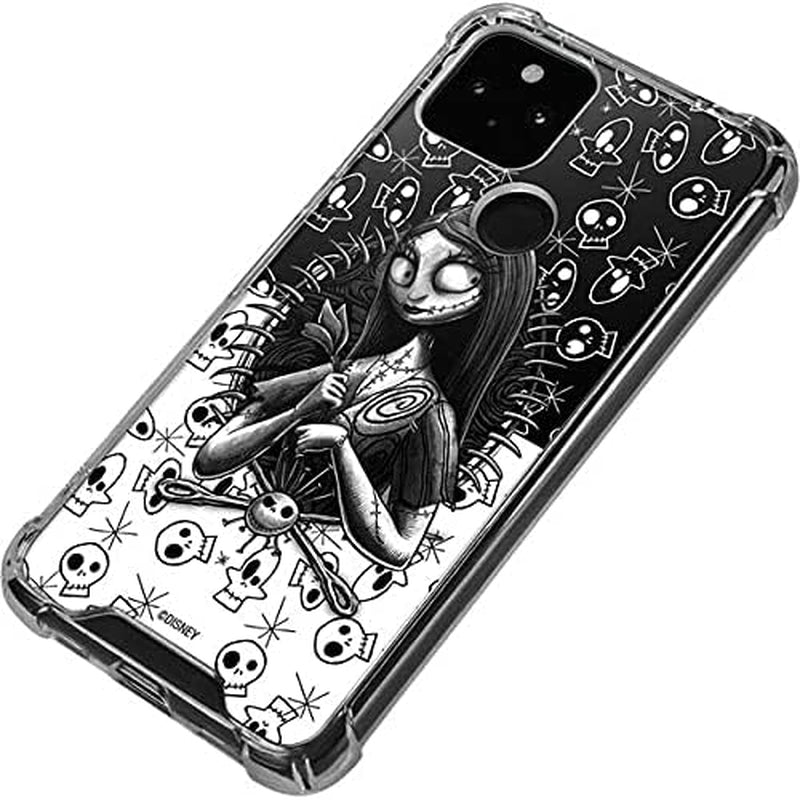 Skinit Clear Phone Case Compatible with Google Pixel 4A 5G - Officially Licensed Disney the Nightmare before Christmas Sally Art Design  Skinit   