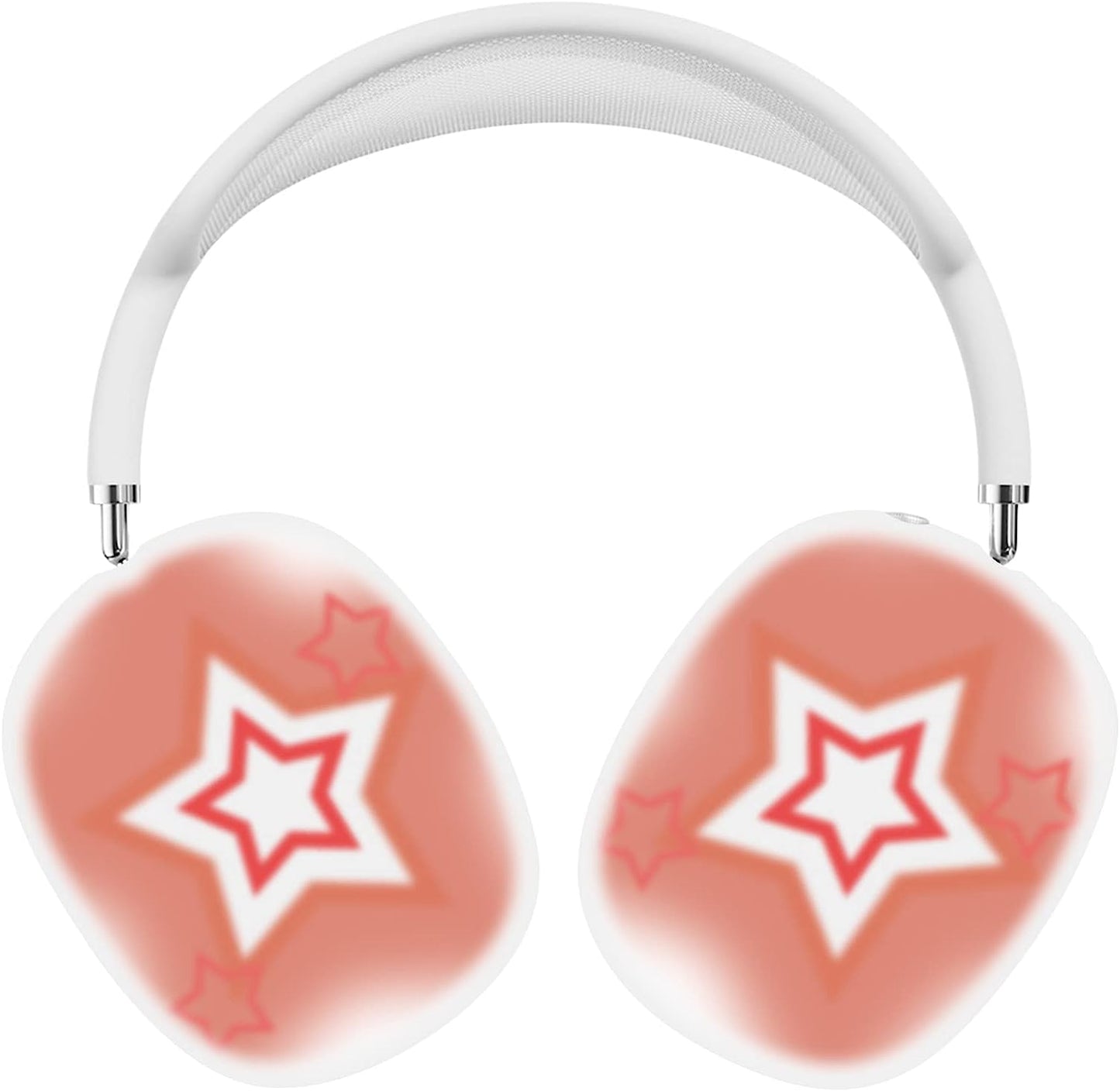 AIIEKZ Case Cover for Airpods Max，Soft Silicone Anti-Scratch Ear Cups Case with Colorful Star Pattern for Apple Airpods Max Headphones (Green)  AIIEKZ Red  