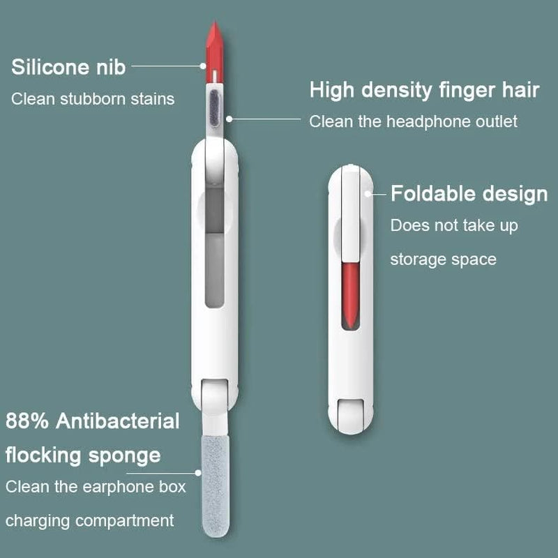 7-In-1 Electronics Cleaner Kit,Keyboard Cleaning Brush Computer Earphone Cleaning Tools,Electronic Cleaner Box for PC Monitor/Tv/Phone/Computer(With Cleaning Fluid)  DUCTIAIARY   