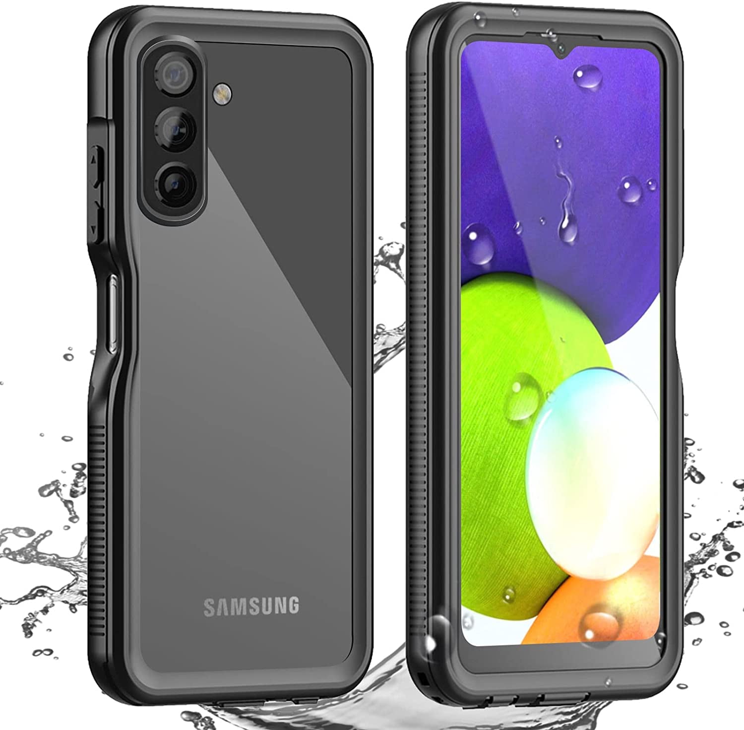 Aicase for Galaxy A04S/A13 Case(6.5")+Belt Holster,Heavy Duty 3-Layer Rugged Phone Cover,Durable Military Grade Protection Shockproof/Drop Proof/Dust-Proof Protective for Samsung A04S/A13 5G 2022  AICase Waterproof  