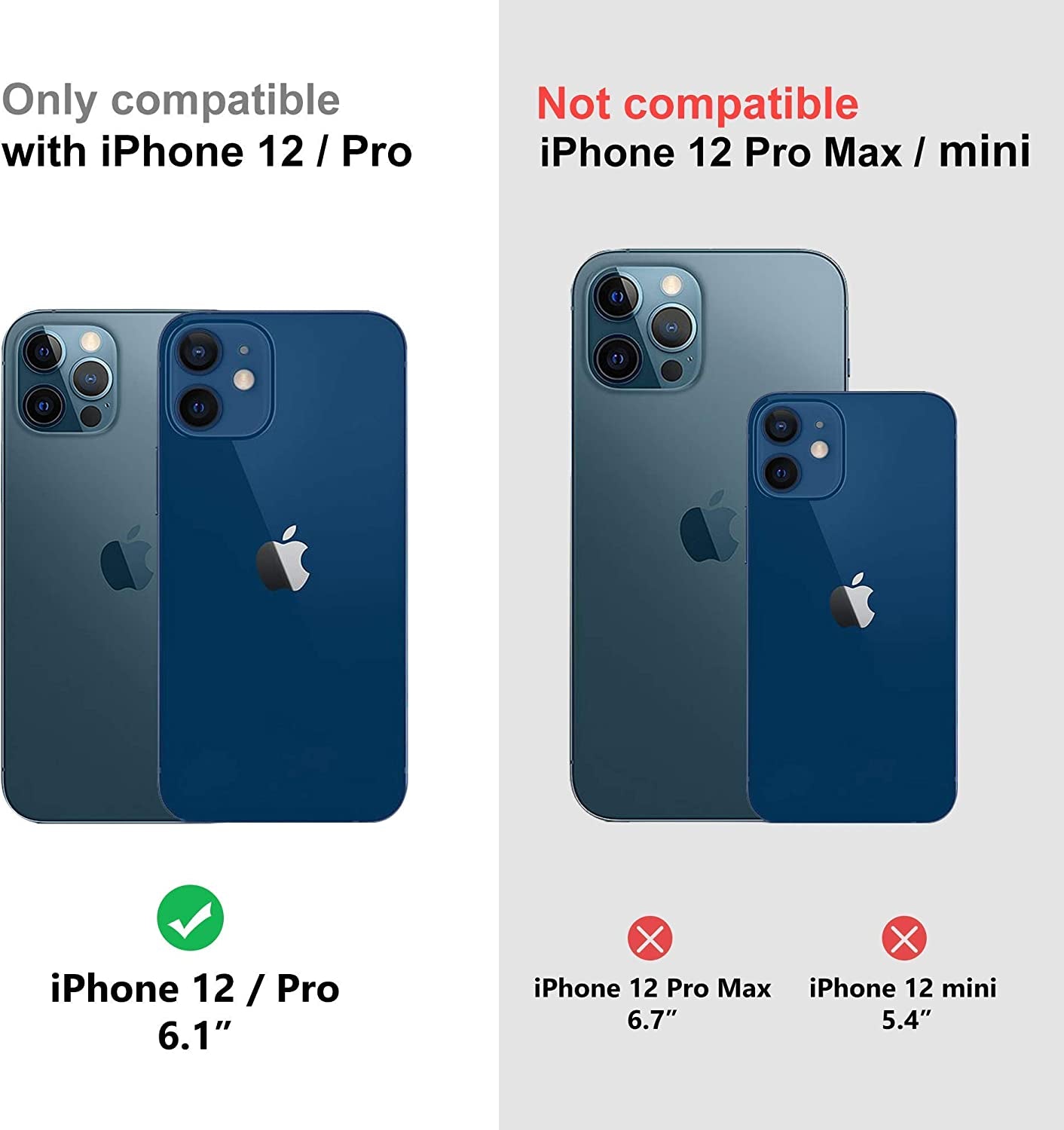 Arae Screen Protector for Iphone 12 / Iphone 12 Pro, HD Tempered Glass anti Scratch Work with Most Case, 6.1 Inch, 3 Pack  eTemall   