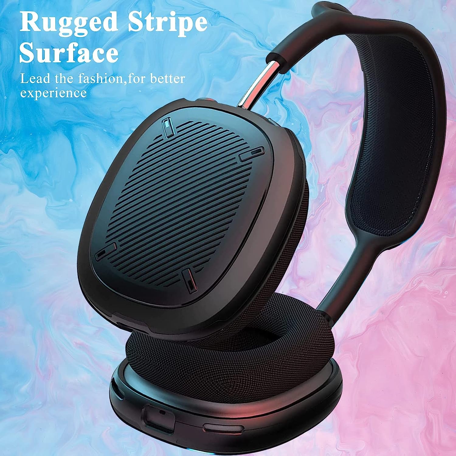 NINKI Compatible Airpods Max Case Cover Silicone,Scratch Resistant Soft Protective Ear Cups Cover for Apple Airpod Max Headphones Black,Rugged Lightweight Shockproof Hard Airpods Max Accessories Cases  NINKI   