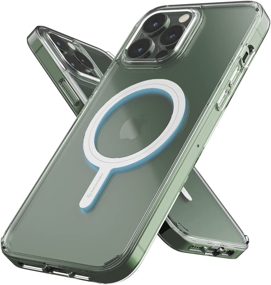 Sinjimoru Shockproof Iphone Case with Magsafe, PC & TPU Clear Phone Case for Iphone Case for Magsafe. M-Airclo for Iphone 14 Pro  Sinjimoru Co.Ltd iPhone 13 Pro Max  
