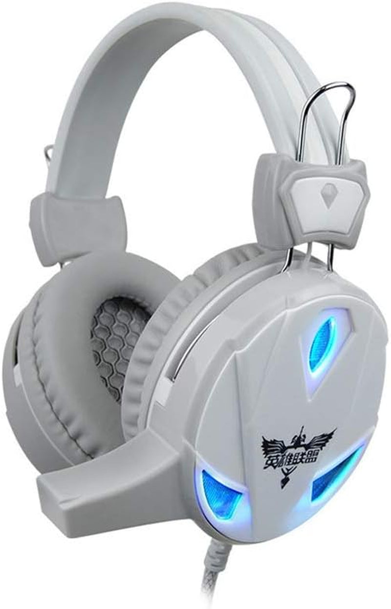 3.5Mm Gaming Headset Over-Ear Gaming Headphones with Mic, Volume Control, Noise Cancelling， for PC, Smart Phones, Tablet, Laptops  mingteng   