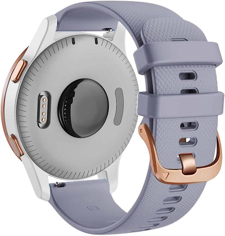 NDJQY 18 20 22Mm Band for Garmin Venu/2/2S/Sq plus Silicone Band for Vivomove 3 4/Move Sport Strap Quick Install Smart Accessories  NDJQY N Other 22mm width 