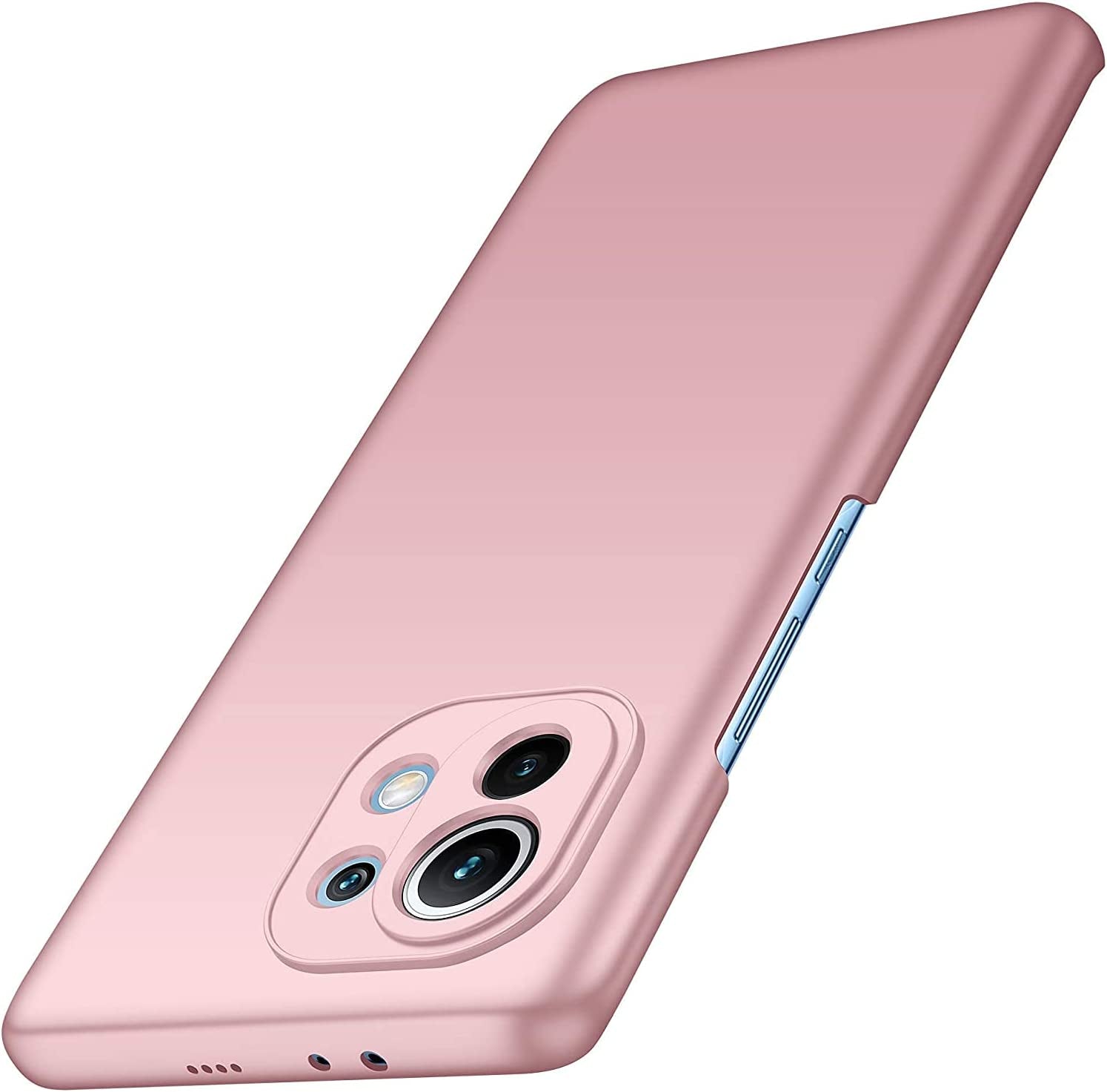 Bohao Case for Xiaomi Mi 13 Case Slim Protective Lightweight Mi 13 [Defend from Shock/Scratch/Slip/Fingerprint] PC Hard Ultra Thin Phone Cover for Xiaomi Mi 13-Red  Bohao Pink  