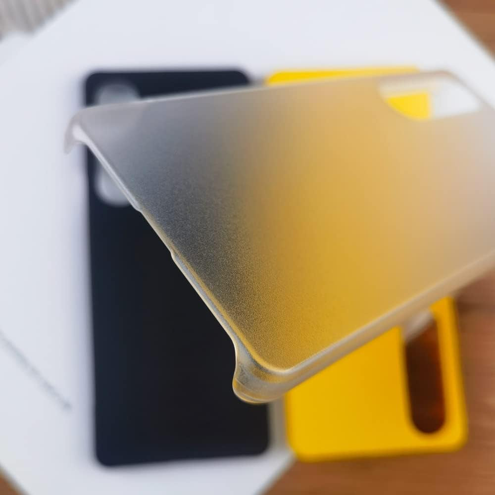 Ultra-Thin Smooth Matte PC Case for Sony Xperia Xp 1 10 V 1V 10V Anti-Fingerprint Hard Protective Back Cover (Transparent,Xperia 1 V)  HANPINYOU   