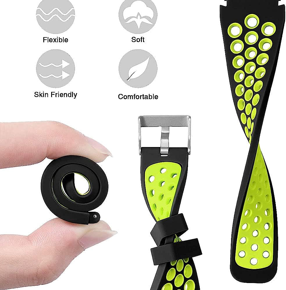 ZEDEVB Watchband for Garmin Venu Vivoactive 3 Garmin Vivoactive 3 Silicone Smart Watch Band for Vivoactive 4S 4 Forerunner 245 Strap  KANUZ   