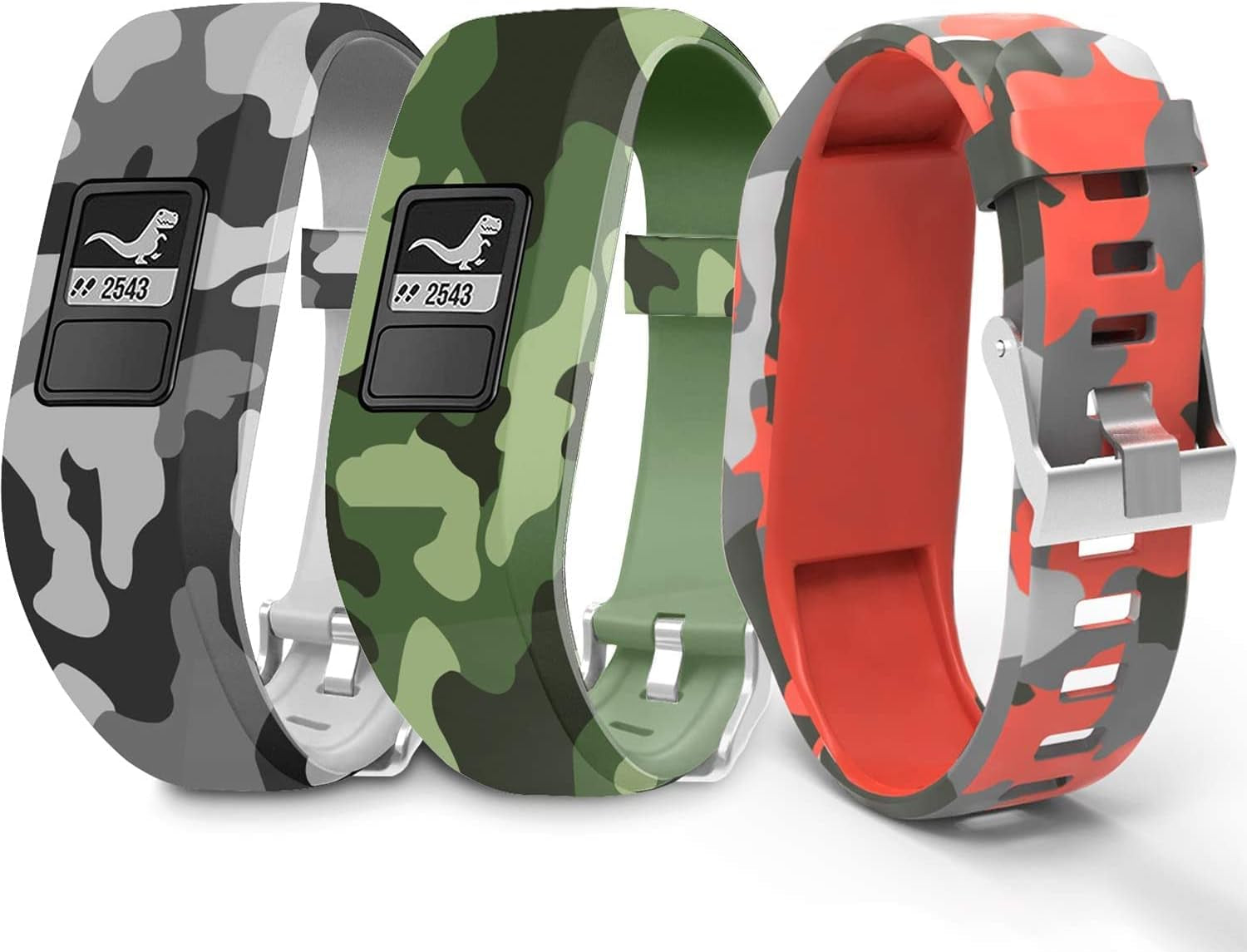 Watch Bands Compatible for Garmin Vivofit Jr Bands,Soft Silicone Replacement Strap Sport Wristband for Garmin Vivofit 3/Vivofit JR Bands/Vivofit Jr 2 Bands Smartwatch with Metal Secure Clasp for Kids Boys Girls  Five Star Online US   