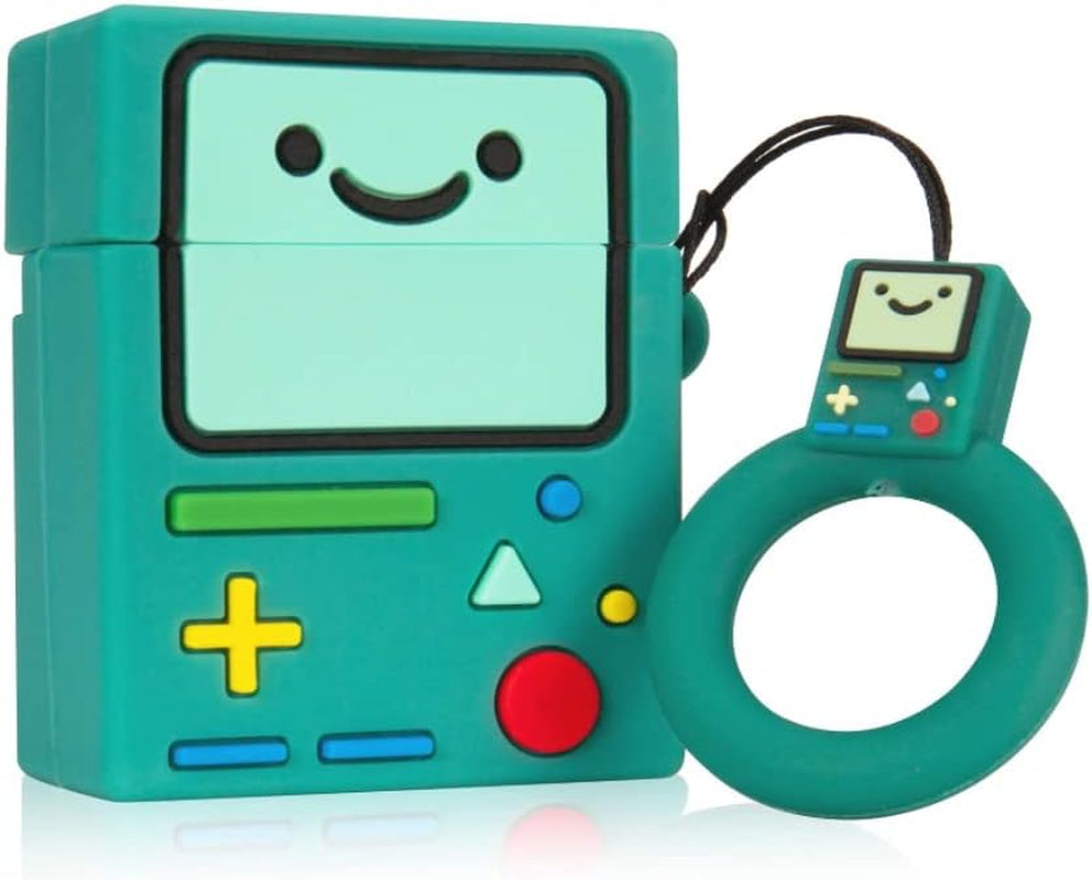 Silicone Airpod Cases | Generation 1&2 | Compatible with Airpods 1&2 Only | Comes with a Unique Keychain | Wireless Charging Case | Best Gifts for Your Loved Ones | Cool Product (Black Phone)  ZHAWK Green Game  