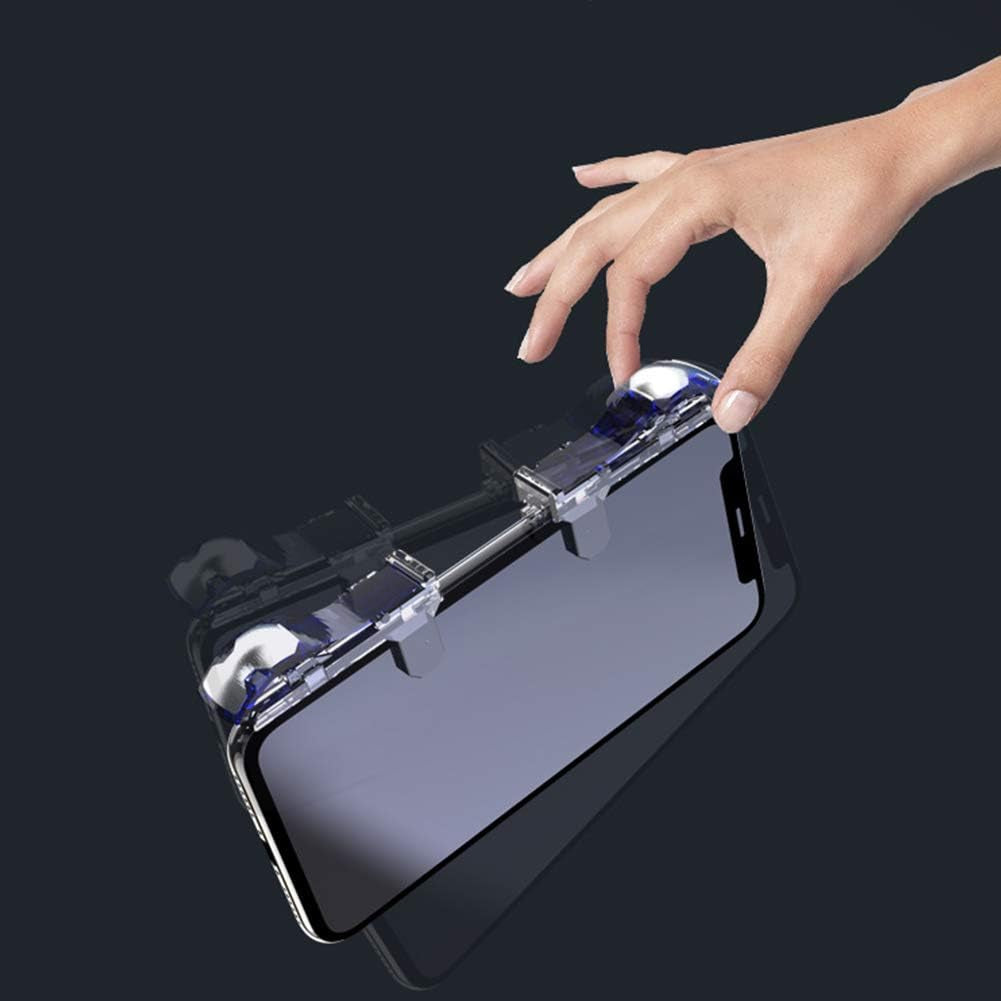 Gaming Trigger 1 Pair Fire Button Universal Ergonomic Aim Key Transparent Practical Mobile Game Accessories Portable Smart Phone Auxiliary Shooter Controller Gamepad  osierr6   