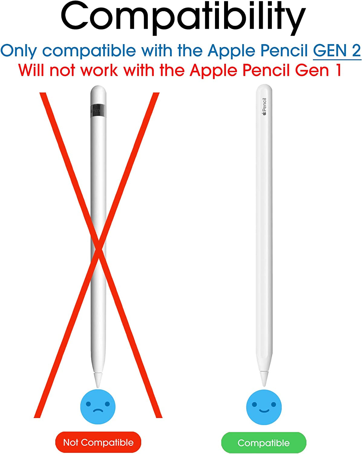 Techmatte Portable Electronic Device Cover, Compatible with Apple Pencil 2Nd Generation Only, Charging Case  TechMatte   