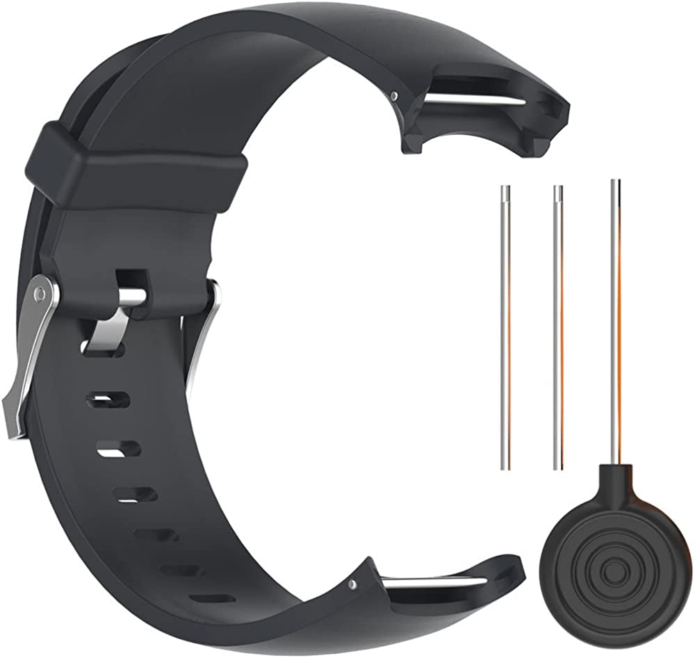 Band for Garmin Approach S3, Soft Silicone Replacement Watch Band Strap for Garmin Approach S3  QGHXO   