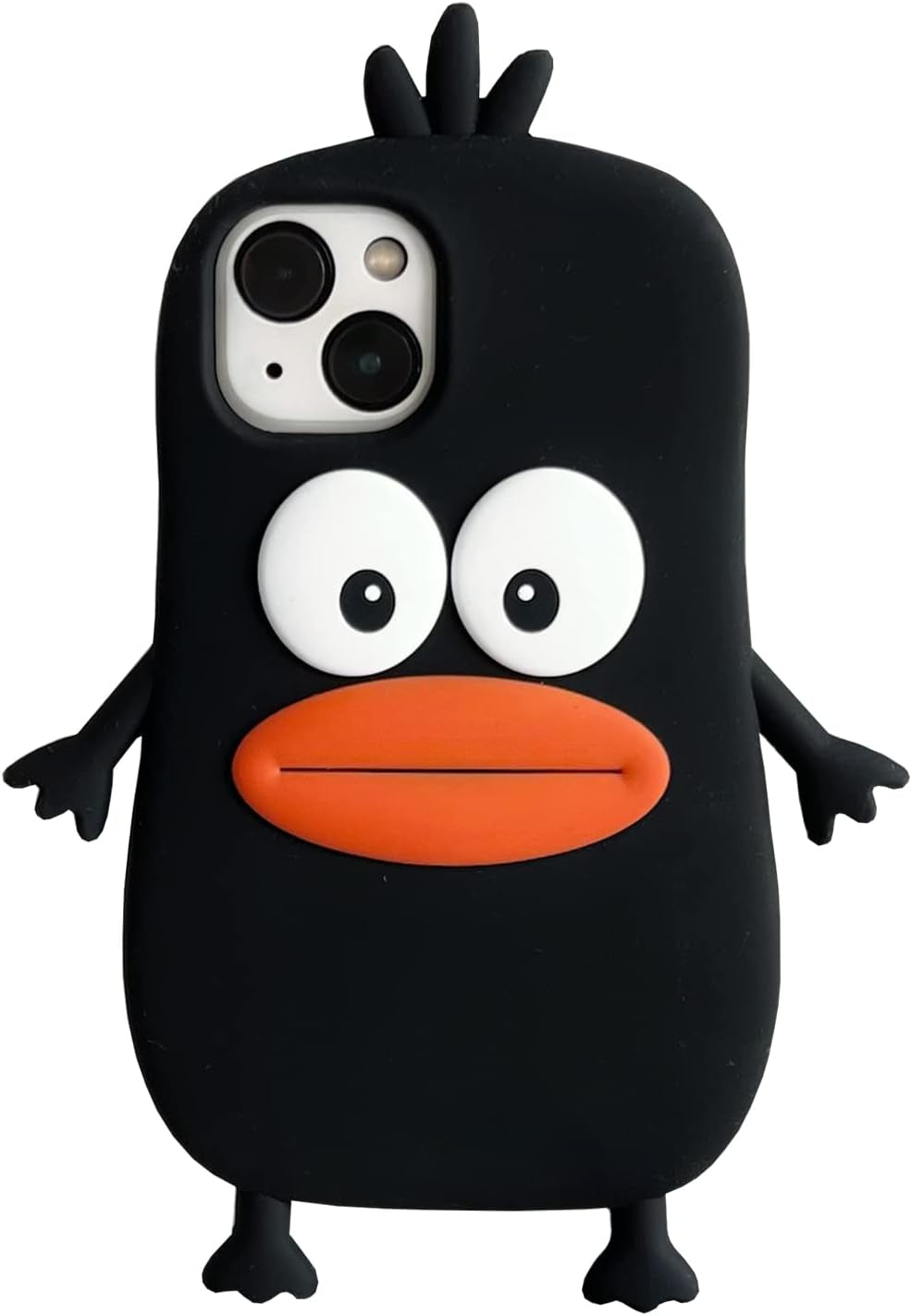 Yatchen for Iphone 12/12 Pro Kawaii Phone Case 3D Cartoon Cute Frog Phone Case Soft Silicone Unique Fun Cover Case for Women Girls Slim Fit Anti-Drop Protective Case for Iphone 12/12 Pro  Yatchen Black Iphone 13 