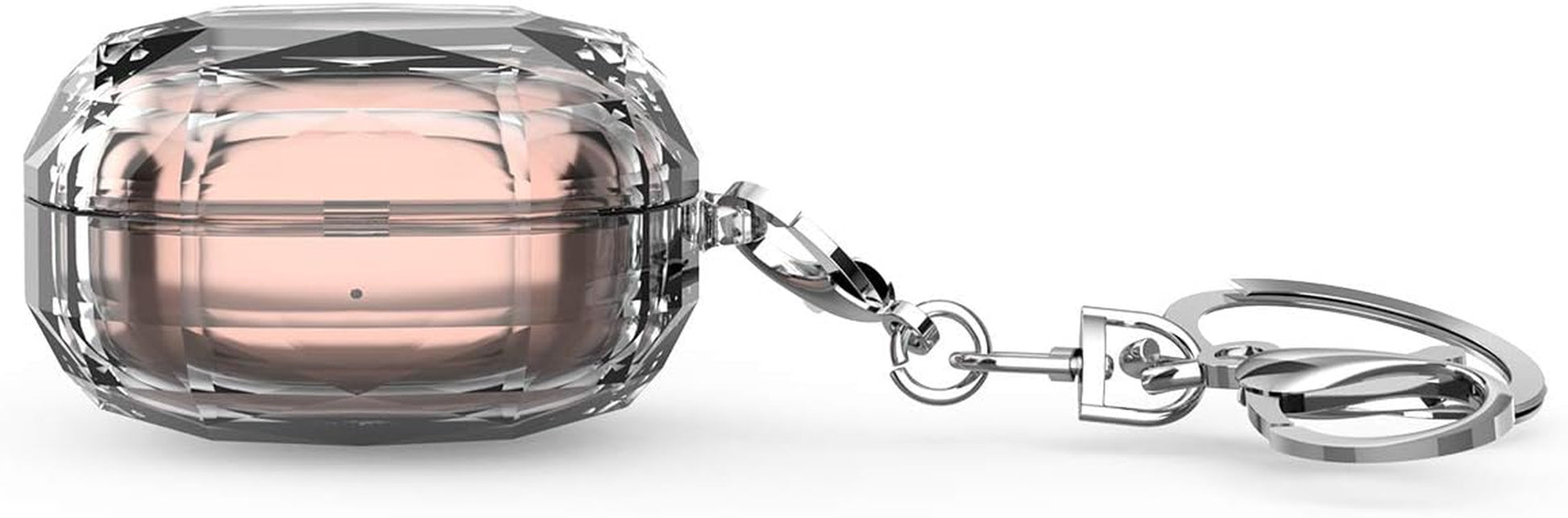 HIDAHE Samsung Galaxy Buds Live 2020 Case, Galaxy Buds Live Pro Skin 2021, Galaxy Buds Live Case, Cute Hard PC Shockproof Case Protective Cover with Keychain, Clear  HIDAHE   