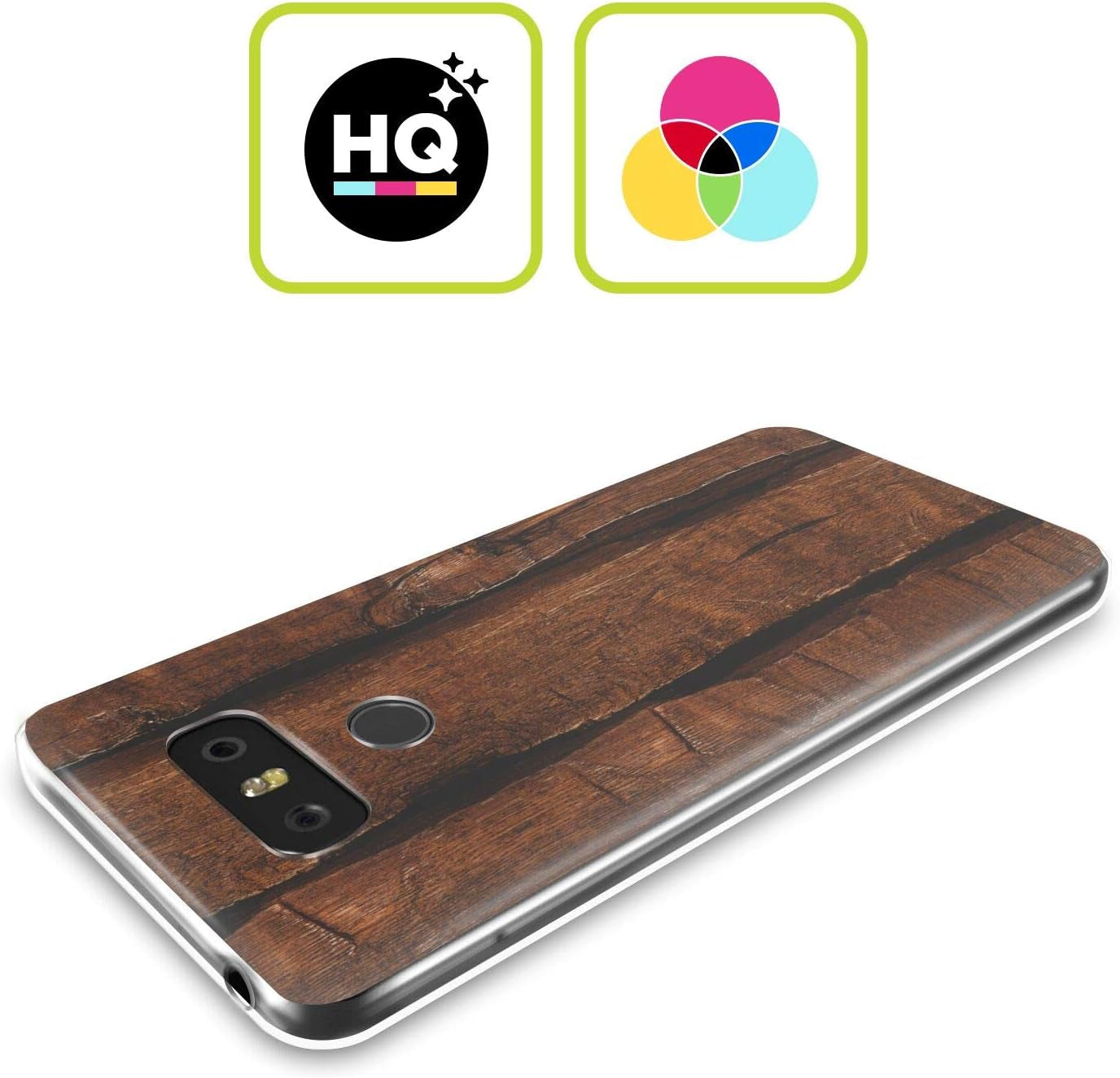 Head Case Designs Officially Licensed Pldesign Rustic Brown Old Wood Wood and Rust Prints Soft Gel Case Compatible with LG G8 Thinq  Head Case Designs   