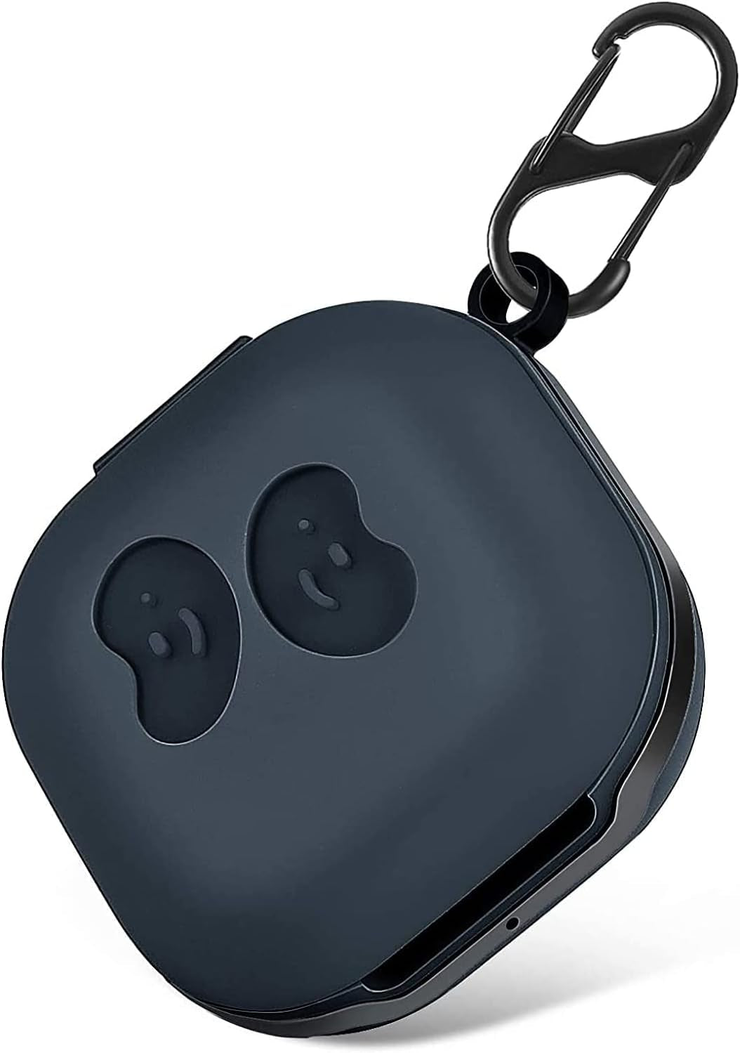 Lizhi for Samsung Galaxy Buds 2 Pro/Galaxy Buds 2/ Galaxy Buds Pro/Galaxy Buds Live, Soft Silicone Skin Cover Shock-Absorbing Protective Case with Keychain, Red  LiZHi Midnight Blue  